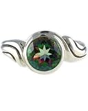 Bask Round Mystic Topaz Ring