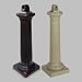 Rubbermaid Groundskeeper Tuscan Smokers Receptacle Black