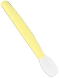 Yomilock Baby Food Silicone Spoon / Silicon / Soft High-class Silicone Material (Yellow)