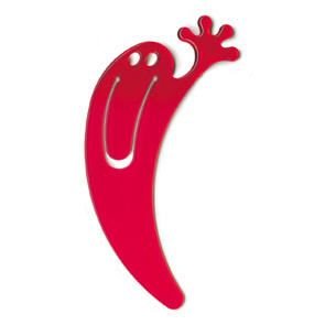 Lesezeichen JIMINI transparent rot Koziol