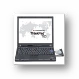 Lenovo ThinkPad T60 2007 - Core Duo T2500 / 2 GHz - Centrino Duo - RAM 1 GB - HDD 100 GB - DVD-Writer - Mobility Radeon X1400 - Gigabit Ethernet - WLAN : Bluetooth, 802.11a/b/g - TPM - fingerprint reader - Win XP Pro - 15