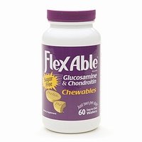 FlexAble Glucosamine & Chondroitin Chewables Wafers, Sugar Free 60 wafers FlexAble Glucosamine & Chondroitin Chewables Wafers, Sugar Free 60 wafers