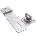 4-1/2 ZINC SAFETY HINGED HASP