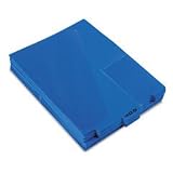 End Tab Vinyl Outguides w/Center Tab Printed Out, Letter Size, Blue, 50/box - Same Day Shipping (orders by 3 pm), Next Day Delivery (in most cases)