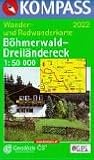 B&ouml;hmerwald, Dreil&auml;ndereck 1 : 50 000 - Wander- und Radwanderkarte - 