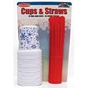 Snow Cone Cups & Straws (25-pack)
