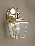 Solid Brass Carriage 10 High Outdoor Wall Light