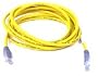 Belkin 50ft 10/100BT RJ45M/RJ45M Molded Gray Boot CAT5E Crossover Cable (Yellow)