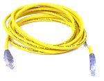Belkin 50FT 10/100BT RJ45M/RJ45M Molded Gray Boot Cat5e Crossover Cable (Yellow)