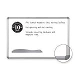BALT INC. Mange-Rite Magnetic Dry Erase Board, 96 x 48, White, Silver Frame