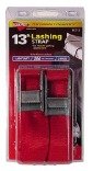 Keeper 85213 13' Lashing Strap, 200 lbs. WLL (600 lbs. break strength), 2 Pk., Space Saver