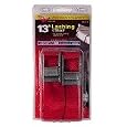 Keeper 85213 13' Lashing Strap, 200 lbs. WLL (600 lbs. break strength), 2 Pk., Space Saver