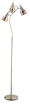 Adesso Blaze Spiral Floor Lamp, Steel