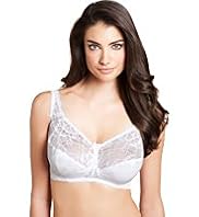 Jacquard Lace Total Support B-G Bra