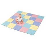 Children's Factory Pastel Patchwork Crawley Mat