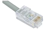 Cat. 5E EIA568 Patch Cable, RJ45 / RJ45, 1.0 ft, Color: Gray