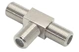 Coaxial T Adapter, F Female / Female / Female