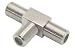 Coaxial T Adapter, F Female / Female / Female