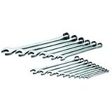 16 Piece SuperKrome  Fractional Long Pattern Combination Wrench Set