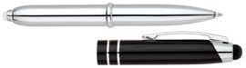 Sanis Touchscreen Ballpoint Pen &amp; Stylus with Light- Black with Case by Sanis
