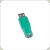 USB-A Male to PS/2 Female Gender Changer