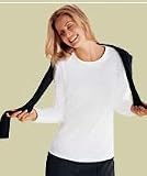 Cuddl Duds Softwear Crew Neck Long Sleeve Top