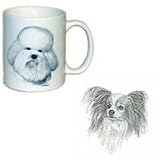 Papillon Coffee Mug, Porcelain by Rosalinde (11 oz.)