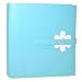 Kleer-Vu Photo / Memo Album with Closure, Daisy Collection, Light Blue, Holds 200 4x6" Photos, 2 Per Page.