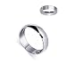 10K White Gold 5 MM Comfort Fit Wedding Band Engagement Ring
