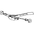 Maasdam Pow'R Pull CAL-2 2 Ton Capacity Come-A-Long with 3/16" cable diameter