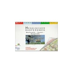Hessischer Radfernweg. Westerwald - Taunus - Bergstra�e 1 : 75 000