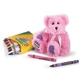 Boyds Bears: Crayola Carnation Pink Plush Gift Set