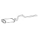 Jeep Jeep Cherokee 4.0L Apr/1997>Feb/2001 Exhaust Back Box