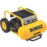 DEWALT D55171 1.5 HP 7.5 Gallon Wheeled Electric Portable Compressor