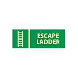 Glow Sign Rigid Plastic - Escape Ladder