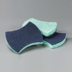 SCOTCH-BRITE H-DTY PWR SPONGE 2.8X4.5X.6 BLU 20