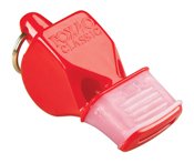 Fox 40 CMG Whistle with Cushioned Mouth Grip - Red