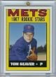 2006 Topps Tom Seaver Rookie of The Week Baseball Card - Mint Condition- Shipped In Protective Screwdown Case!