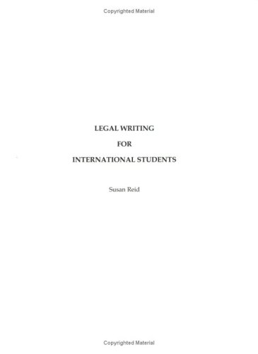 Legal Writing for International Students