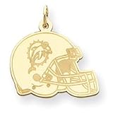 14K Miami Dolphins Med Helmet - NF1026