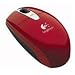 Video Games : Logitech V200 Cordless Mouse - Red, Snap-on 2.4GHZ Micro-receiver