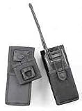 Cordura Fitted Radio Case - Swivel Belt Loop Black - Size 1