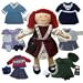 Madeline Rag Doll with Six Complete Outfits