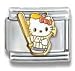 Clearly Charming Hello Kitty Baseball Cat Animal Theme Licensed Charm Bracelet