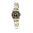 INVICTA SAPPHIRE LADY DIVER 2-TONE BLACK DIAL 17063