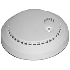 Down View Smoke Detector - B/W Wireless w/2.4GHz Transmitter/X-Vision