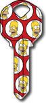 The Simpsons Homer Kwikset KW1 House Key