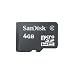 SanDisk SDSDQ-004G-A11M MicroSDHC 4GB Card (Black)