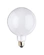150 Watt G40 Globe Decorative Light Bulb / 5" Diameter / Incandescent / White / 130 Volt, Long Life