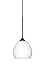 Besa Lighting 1XC-560507-LED-BR 1X6W Led Lightsource Tay Tay Pendant with Opal Matte Glass, Bronze Finish